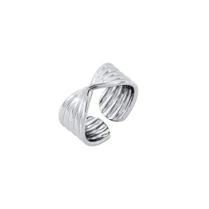 ANILLO ABIERTO T1214 PLATEADO