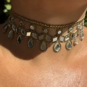 Collar Choker Illetes Oro