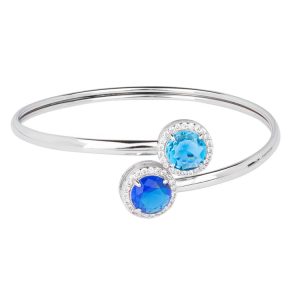 PULS.FLEXIBLE CZ CRYSTAL AZULES