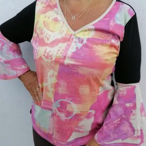 Camiseta Manga Campana
