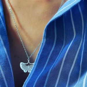 Collar Ginkgo acero