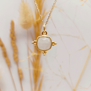 Sugerencia junio – INICIO LUNAR Piedra de la Luna (oro/plata)