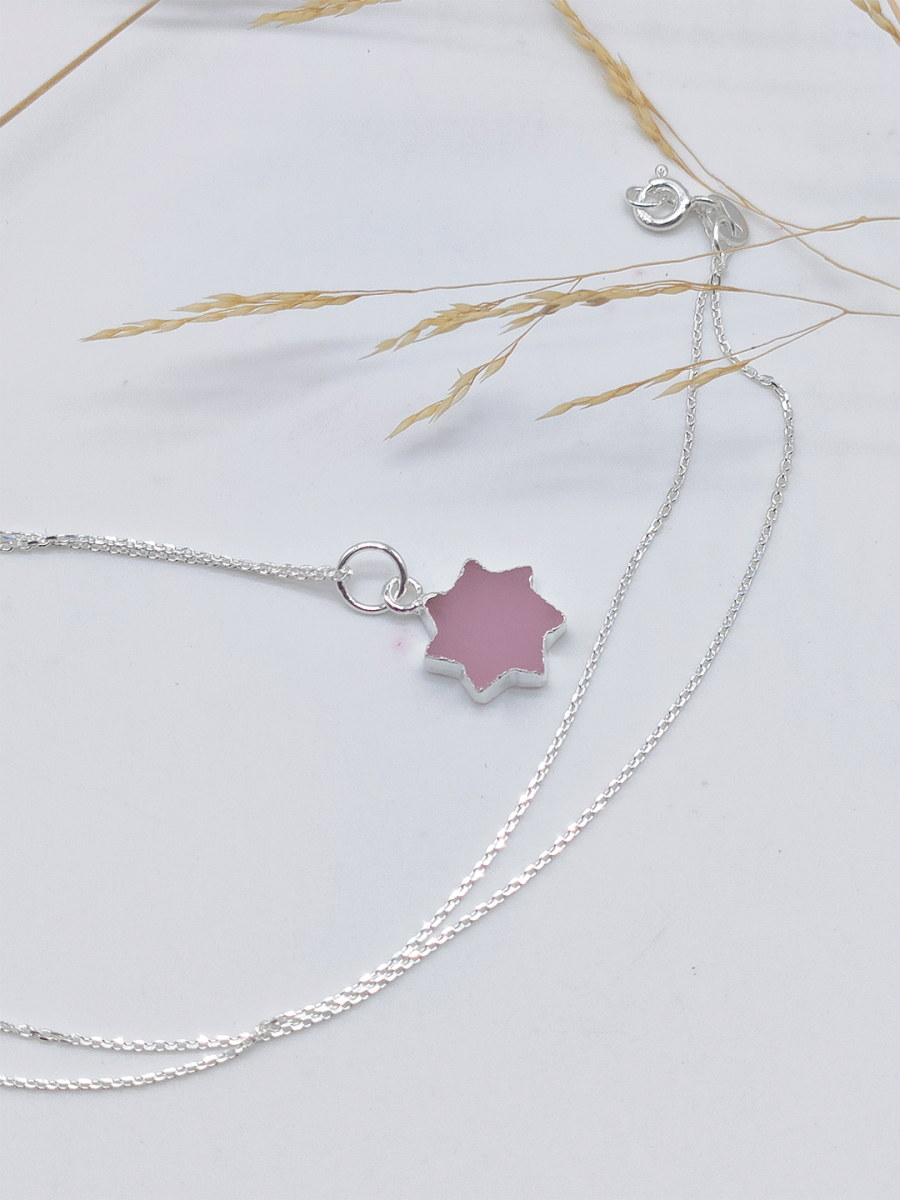 Sol de Calcedonia Rosa Plata/Dorado - Imagen 5